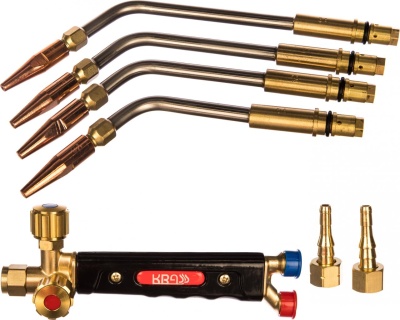 Горелка ацетиленовая KRASS Г2С-М тип МАЛЮТКА (с универсальным ниппелем 6/9) нак.№ 0, 1, 2, 3 Горелка ацетиленовая KRASS Г2С-М тип МАЛЮТКА (с универсальным ниппелем 6/9) нак.№ 0, 1, 2, 3