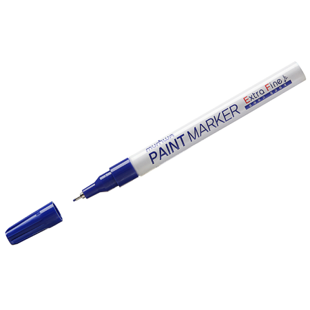 Маркер-краска MunHwa Extra Fine Paint Marker синяя, 1мм, нитро-основа, EFPM-02 (260037)