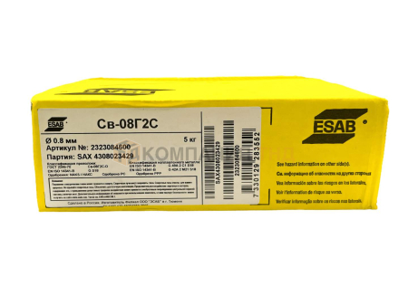 Сварочная проволока сплошного сечения ESAB СВ-08Г2С для полуавтоматической сварки Проволока сварочная ESAB СВ-08Г2С