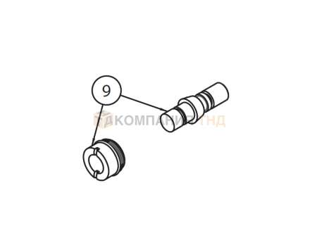 Клапан ESAB Valve Assy F/Tri-Arc for Manual Torch К5 в сборе (94104023)