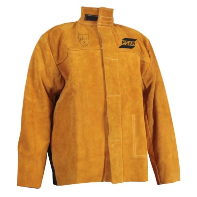 Куртка сварщика кожаная ESAB Proban/Leather Welding Jacket Куртка сварщика кожаная ESAB Proban/Leather Welding Jacket
