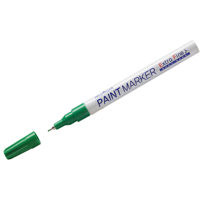 Маркер-краска MunHwa Extra Fine Paint Marker зеленая, 1мм, нитро-основа, EFPM-04 Маркер-краска MunHwa Extra Fine Paint Marker зеленая, 1мм, нитро-основа, EFPM-04