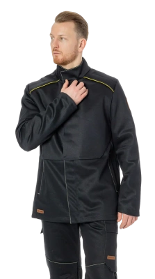 Куртка сварщика BRODEKS FS28-02, 1 класс, черный Куртка сварщика BRODEKS FS28-02, 1 класс, черный