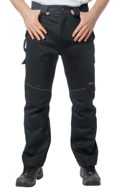 Брюки сварщика BRODEKS FS38-02, 2 класс, черный Брюки сварщика BRODEKS FS38-02, 2 класс, черный