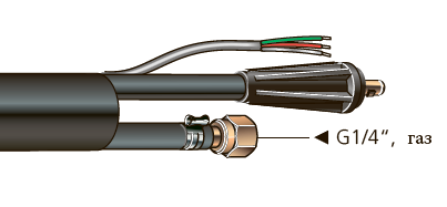 TSB 35/50 ( Ø 13 мм ), G1/4“, газ TSB 35/50 ( Ø 13 мм ), G1/4“, газ
