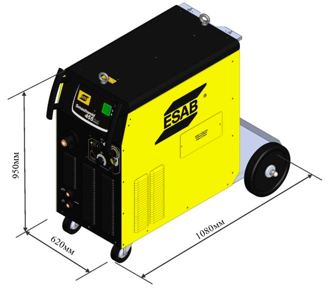 Сварочный аппарат ESAB SmashWeld 455 4x4 Сварочный аппарат ESAB SmashWeld 455 4x4