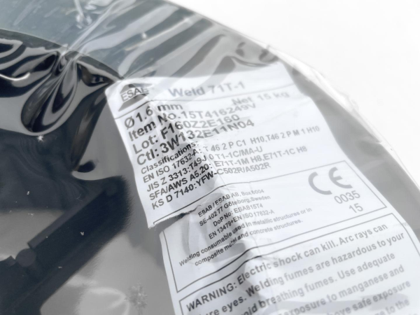 Мы рады сообщить вам о поступлении на склад сварочной проволоки ESAB Weld 71T-1. Мы рады сообщить вам о поступлении на склад сварочной проволоки ESAB Weld 71T-1.