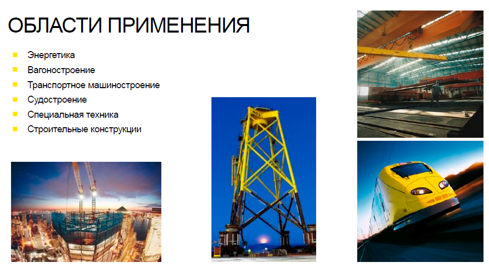 Области применения проволоки ОК ПРО 50 Области применения проволоки ОК ПРО 50