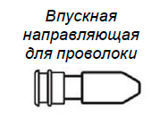 Впускная направляющая для проволоки Впускная направляющая для проволоки
