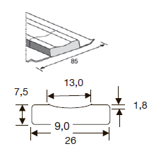 OK Backing Concave 13 OK Backing Concave 13