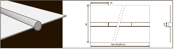 Подкладки керамические ESAB OK Backing Pipe 9 (140шт.) Подкладки керамические ESAB OK Backing Pipe 9 (140шт.)
