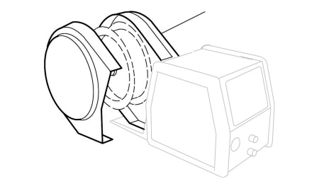 Пластиковый корпус ESAB Bobin cover, plastic (0458674880)