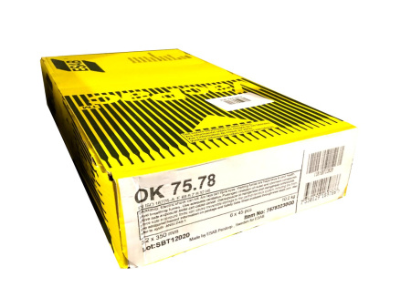 Электроды ESAB OK 75.78 ф 3,2 мм х 350 мм 1/2 VP (10,2кг) (75783230G0)