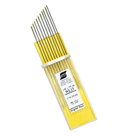 Электроды вольфрамовые ESAB Tungsten Gold Plus ф 2,0 мм х 150 мм (10шт.) (0151574243)