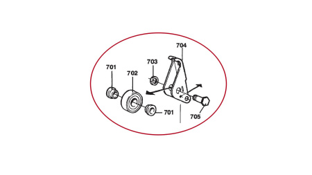 Механизм прижимной ESAB Pressure Arm OrigoMag (0367529001)