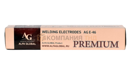 Электроды AG E-46 PREMIUM ф 2,5 мм х 350 мм (5,0кг) (A-3-46-25-5)