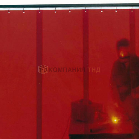 Сварочная занавеска полосовая, темно-красная, 1400x1800 Шторы ESAB (DIN 9) 1,8м х 1,4м тёмно-красные, полосовые (3 шт.)