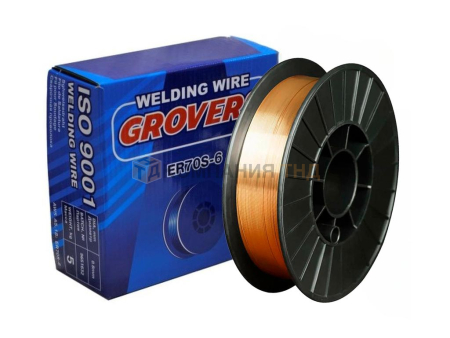 Проволока GROVERS ER70S-6 ф 1,0 мм (5,0кг) (W-ER70S-6-10-5)