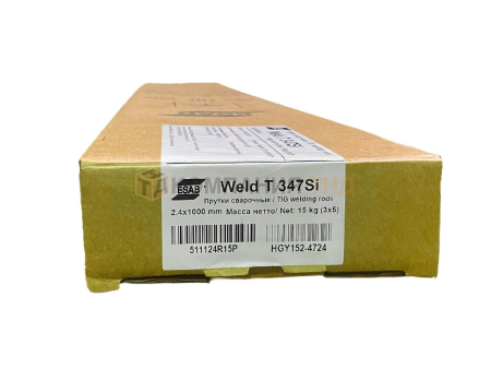 Присадочные прутки ESAB Weld T 347Si (OK Tigrod 347Si, OK Tigrod 16.11) для высоколегированных коррозионностойких сталей Прутки присадочные ESAB Weld T 347Si