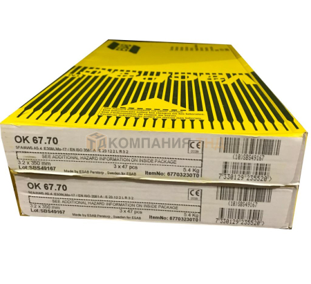 Сварочные электроды ESAB OK 67.70 Электроды ESAB OK 67.70