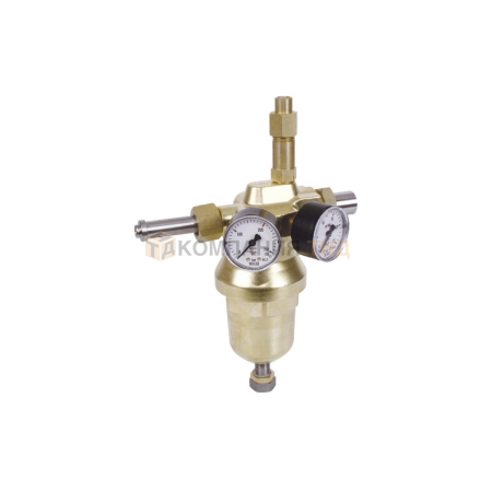 Редуктор рамповый GCE MR 60 Кислород 200/50 бар вх. W21,8x1/14", вых. -; 300 м3/час; 90 град (0762330)