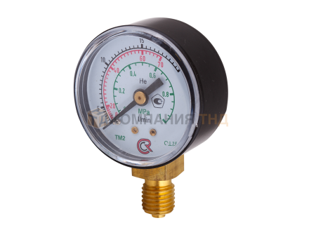Манометр Сварог ТМ-210Р.00 1,0 МПа 0-70/20 л/мин M12х1,5.2,5, гелий (94908)