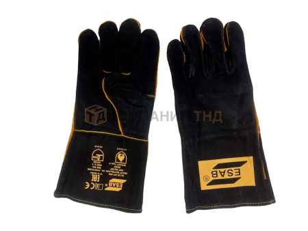 Сварочные перчатки Heavy Duty Black Сварочные перчатки ESAB Heavy Duty Black