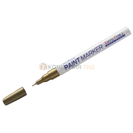 Маркер-краска MunHwa Extra Fine Paint Marker золото, 1мм, нитро-основа, EFPM-07 (260032)