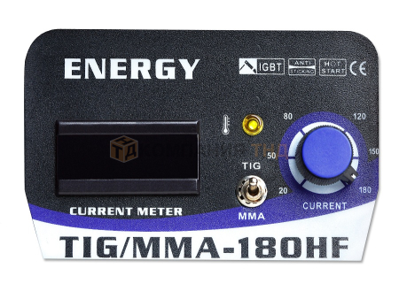 Сварочный аппарат ENERGY TIG/MMA 180HF Инвертор GROVERS ENERGY TIG/MMA 180HF