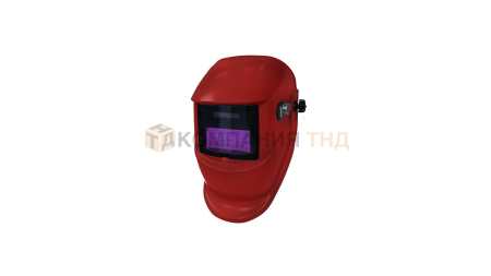 Маска сварочная KRASS WEGA красный с АСФ GX 400X DIN 9-13 110х90 мм (2962044)