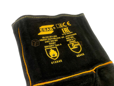 Сварочные перчатки Heavy Duty Black Сварочные перчатки ESAB Heavy Duty Black