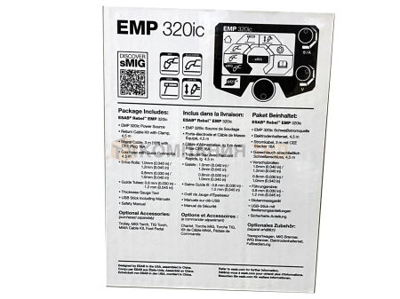 Компактный сварочный полуавтомат ESAB Rebel EMP 320ic Сварочный аппарат ESAB Rebel EMP 320ic