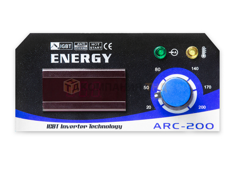 Сварочный аппарат ENERGY 200 Инвертор GROVERS ENERGY MMA ARC 200