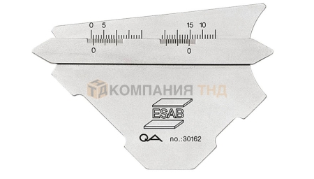 Шаблон сварщика ESAB Fillet gauge KL-1 Laser (0000139931)