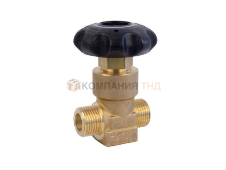 Вентиль запорный GCE OXY-INERT, 300 бар, вх./вых.W21,8 DIN 6 / W21.8LH/W21.8 Нар., маховик - пластик (BV777238)