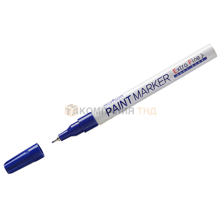 Маркер-краска MunHwa Extra Fine Paint Marker синяя, 1мм, нитро-основа, EFPM-02 (260037)