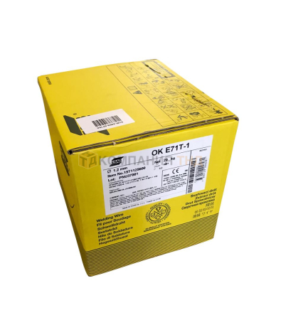 Порошковая проволока ESAB E71T-1 для сварки углеродистых и низколегированных сталей Проволока порошковая ESAB E71T-1