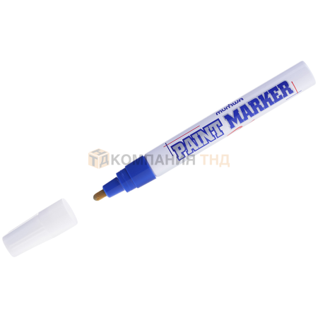 Маркер-краска MunHwa синяя, 4мм, нитро-основа, PM-02 (198805)
