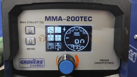 Сварочный аппарат Grovers ENERGY MIG-200 LCD DUAL PULSE для всех видов сварки Сварочный аппарат Grovers ENERGY MIG-200 LCD DUAL PULSE