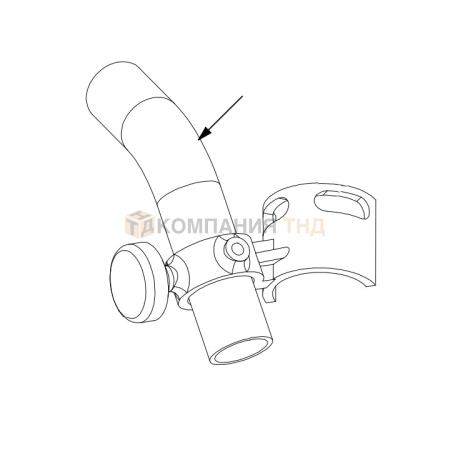 Трубка подачи флюса ESAB Flux Tube (Bent) A6 (2шт.) (0153296001)