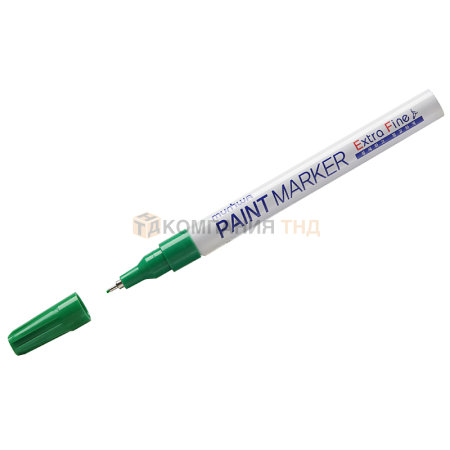 Маркер-краска MunHwa Extra Fine Paint Marker зеленая, 1мм, нитро-основа, EFPM-04 (260035)