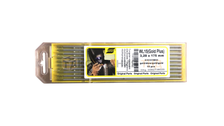 Электроды ESAB Tungsten WL-15 Gold (Золотистые) вольфрамовые Электроды ESAB Tungsten WL-15 Gold (Золотистые) вольфрамовые