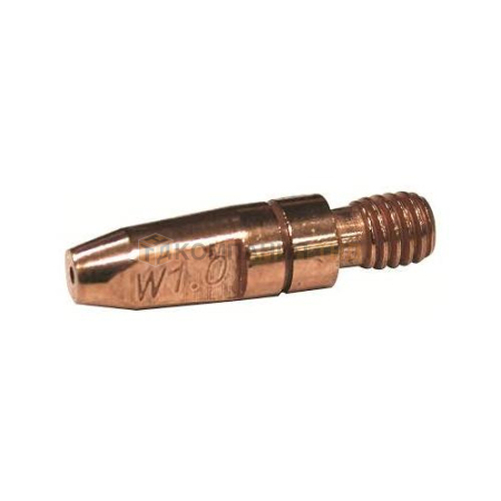 Наконечник контактный ESAB 1.0мм М6 (Contact tip CuCrZr w1.0 M6x27). Артикул 0468500005. Наконечник контактный ESAB 1.0мм М6 (Contact tip CuCrZr w1.0 M6x27). Артикул 0468500005.